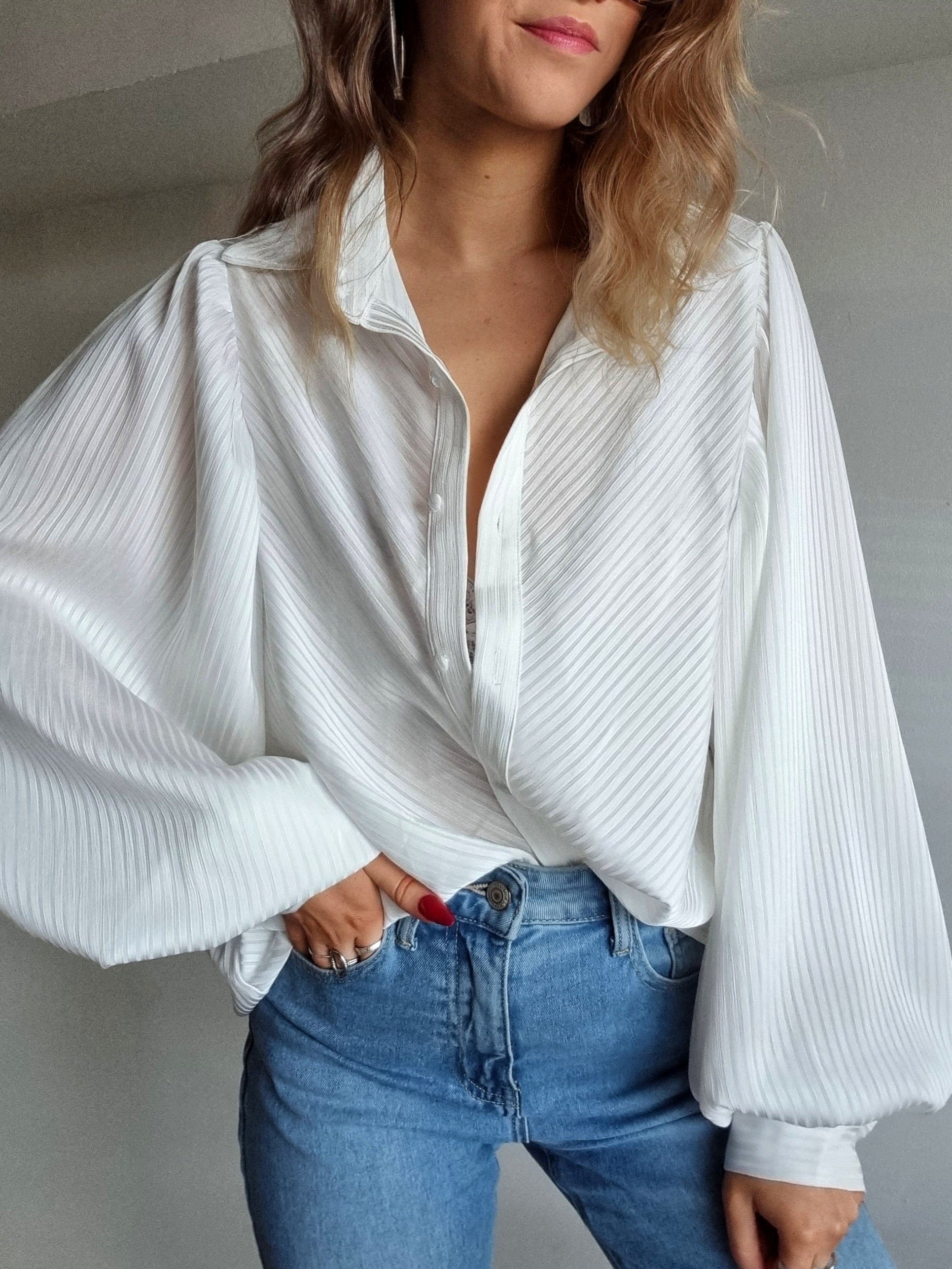 chemise blanche oversize pour femme sunsetlover