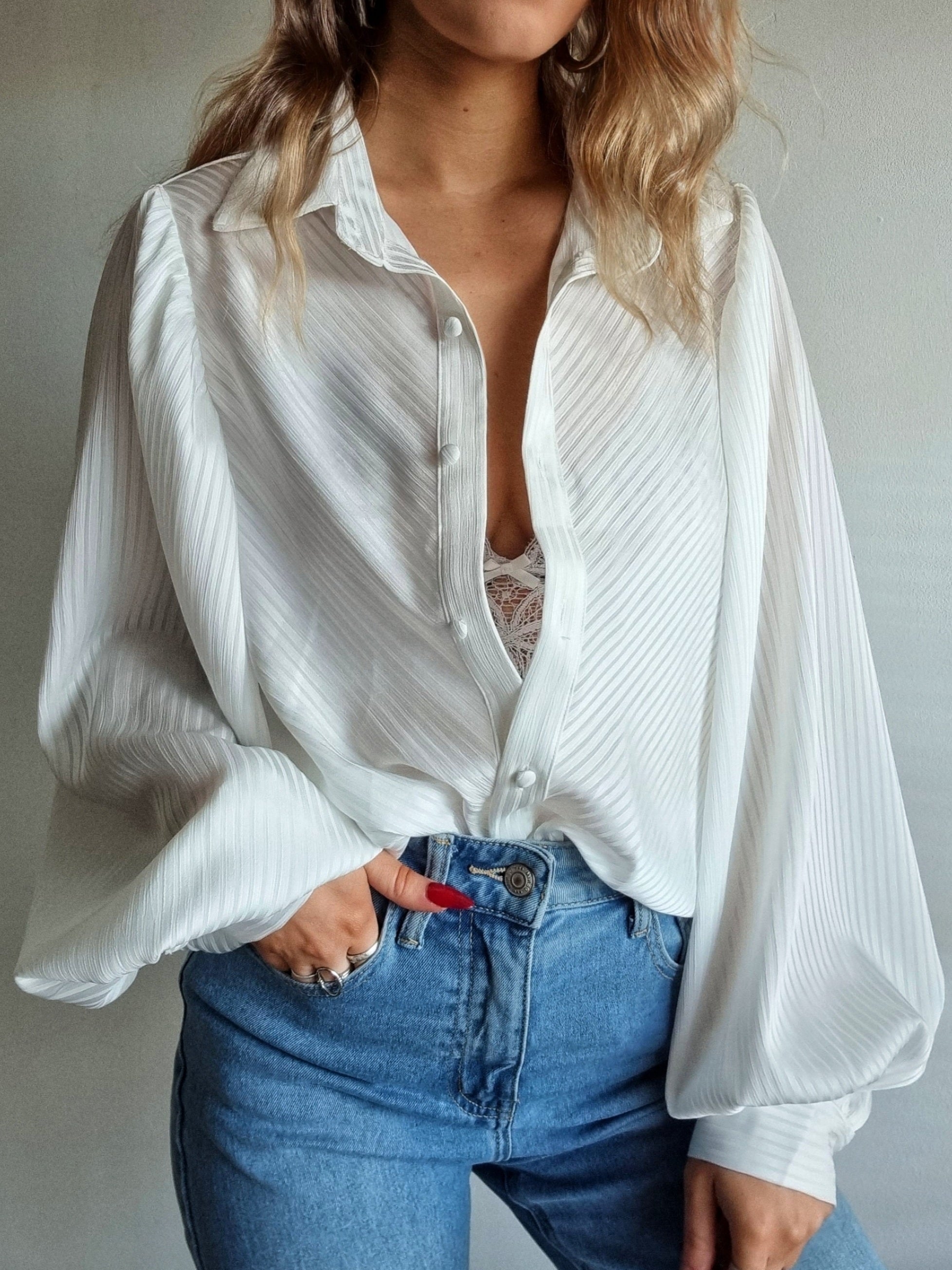 chemise blanche oversize pour femme sunsetlover